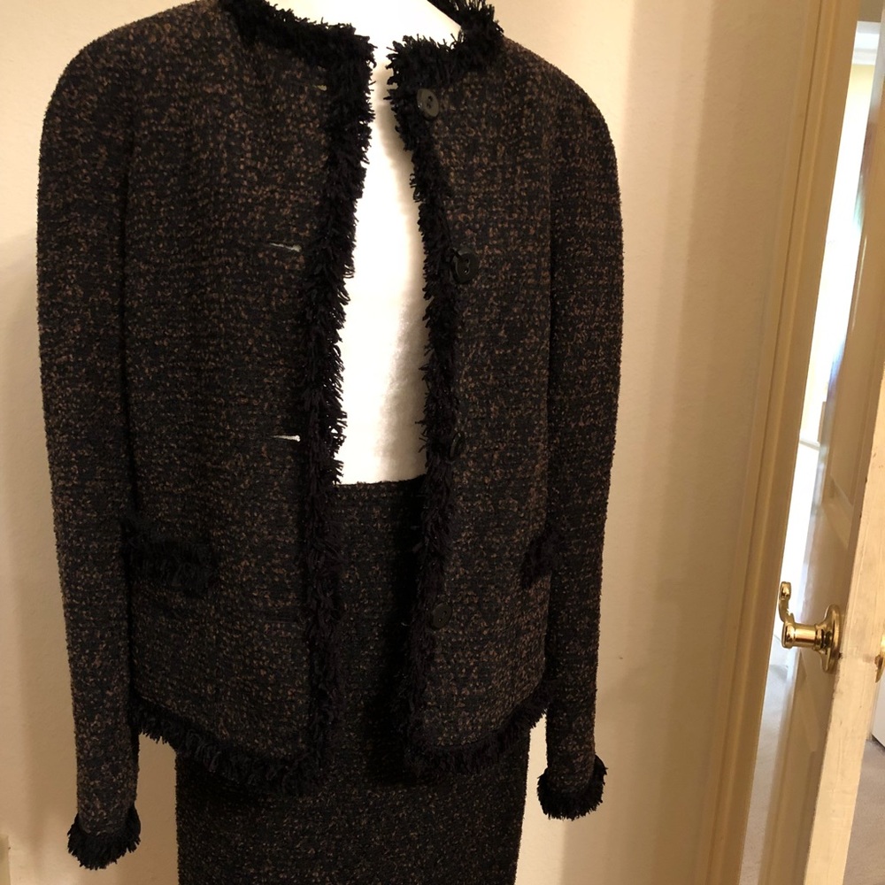 2pc Boucle Tweed Suit